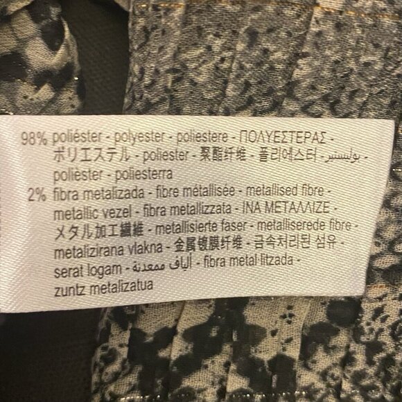 Zara Women's Printed Shirt Long Sleeves V-Neck Side Zip Closure Size XS NWT $47 - Picture 14 of 15